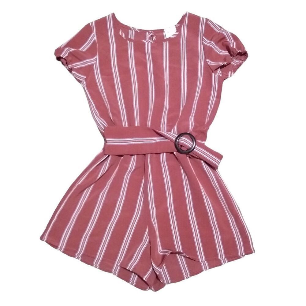 Heart and Arrow Kids Size 7/8 Shorts Jumper With Belt Tie